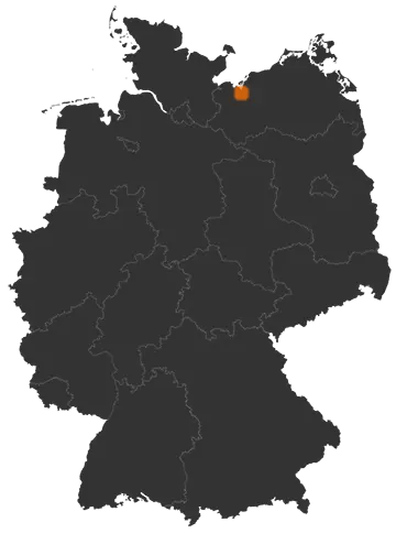 Metelsdorf auf der Kreiskarte