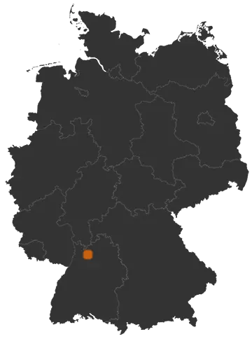 Neckarbischofsheim auf der Kreiskarte