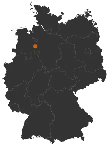 Neuenkirchen auf der Kreiskarte