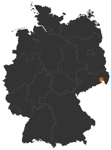 Neukirch/Lausitz auf der Kreiskarte