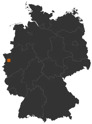 Neukirchen-Vluyn auf der Kreiskarte