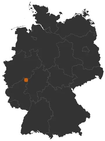 Neunkirchen auf der Kreiskarte