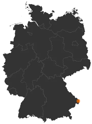 Neureichenau auf der Kreiskarte