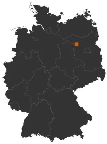 Neustadt (Dosse) auf der Kreiskarte