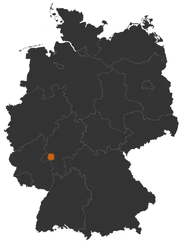 Niedernhausen auf der Kreiskarte