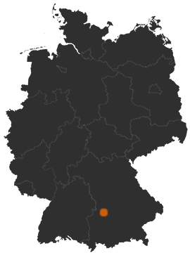 Deutschlandkarte: Wo ist Nordendorf