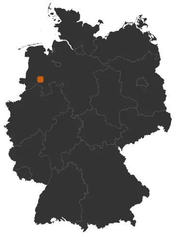 Nortrup auf der Kreiskarte