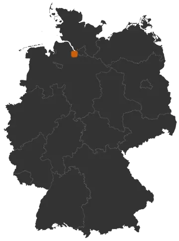 Nottensdorf auf der Kreiskarte