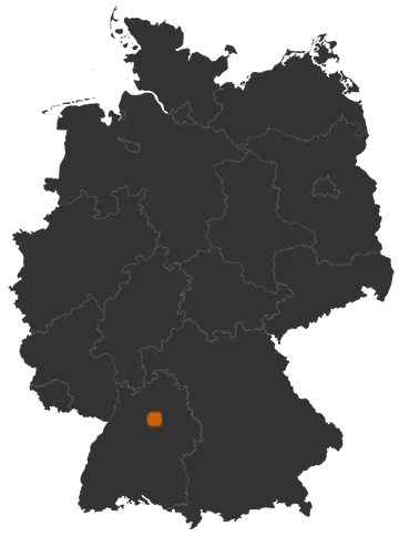 Deutschlandkarte: Wo ist Oberstenfeld