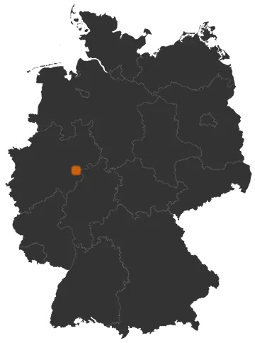 Deutschlandkarte: Wo ist Olsberg