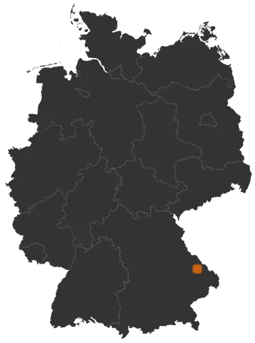 Patersdorf auf der Kreiskarte