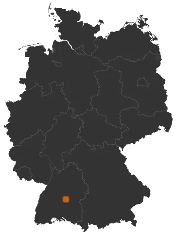 Deutschlandkarte: Wo ist Pfullingen