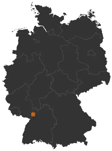 Philippsburg auf der Kreiskarte