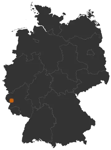 Deutschlandkarte: Wo ist Philippsheim