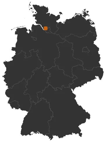 Prisdorf auf der Kreiskarte