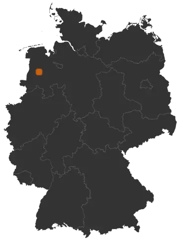 Deutschlandkarte: Wo ist Rastdorf