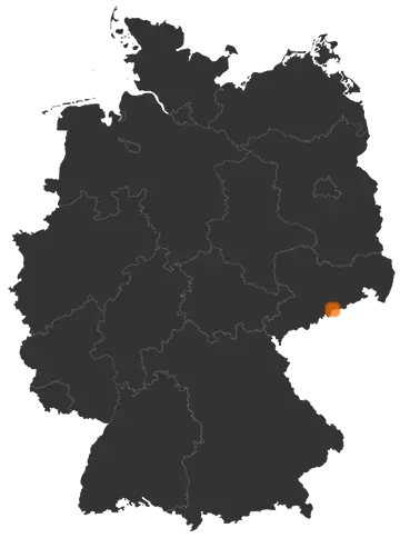 Rechenberg-Bienenmühle auf der Kreiskarte