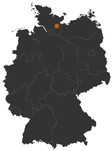 Rehhorst auf der Kreiskarte