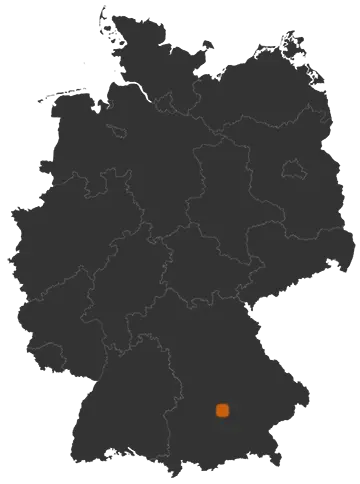 Reichertshausen auf der Kreiskarte