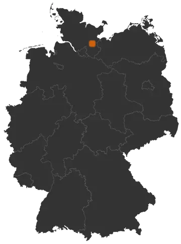 Reinfeld (Holstein) auf der Kreiskarte