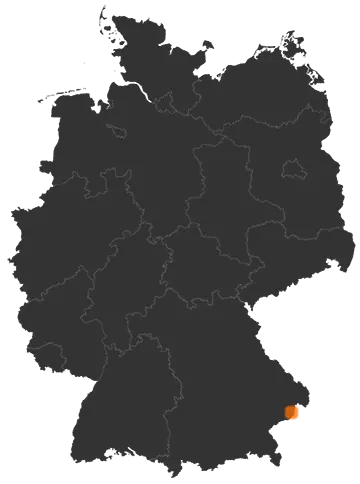 Deutschlandkarte: Wo ist Ruhstorf an der Rott