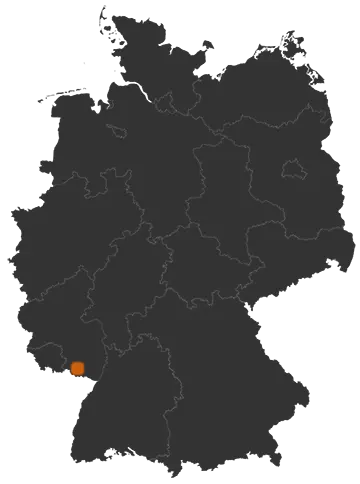 Ruppertsweiler auf der Kreiskarte