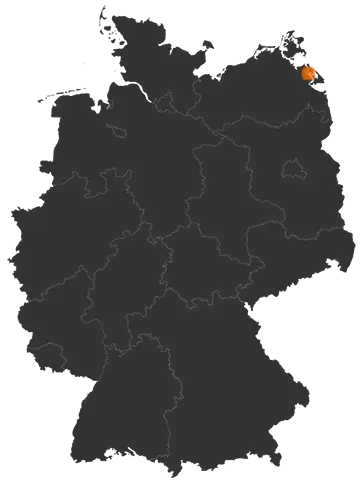Deutschlandkarte: Wo ist Sauzin