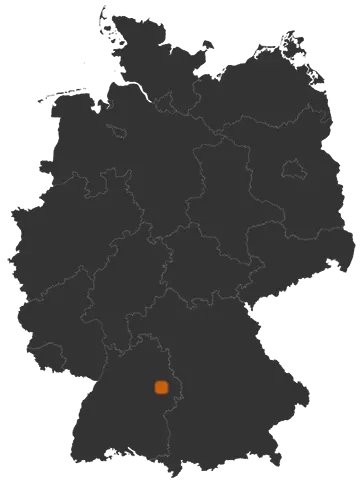 Schechingen auf der Kreiskarte