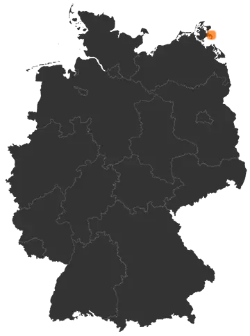 Deutschlandkarte: Wo ist Sellin
