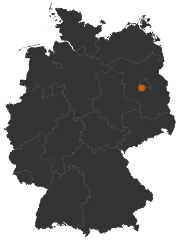 Stahnsdorf auf der Kreiskarte