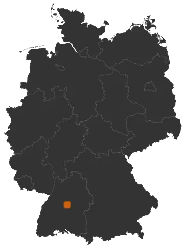 Steinenbronn auf der Kreiskarte