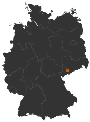 Stollberg/Erzgebirge auf der Kreiskarte