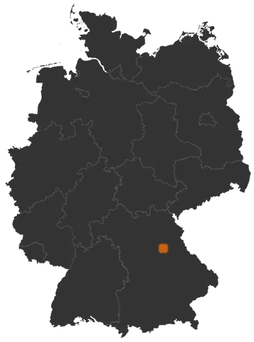 Sulzbach-Rosenberg auf der Kreiskarte