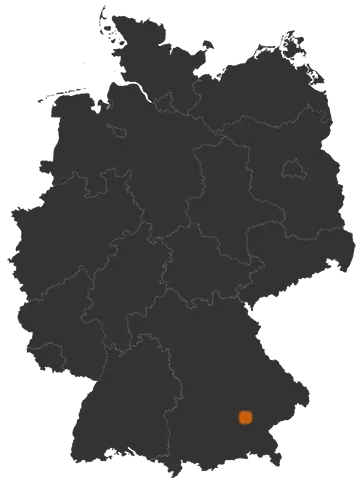 Taufkirchen (Vils) auf der Kreiskarte