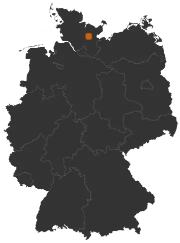 Tensfeld auf der Kreiskarte