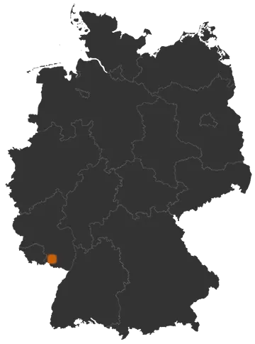 Thaleischweiler-Fröschen auf der Kreiskarte