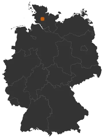 Todenbüttel auf der Kreiskarte