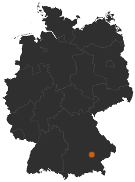 Deutschlandkarte: Wo ist Vilsheim