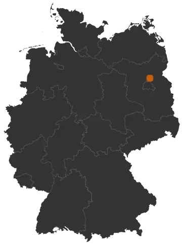Deutschlandkarte: Wo ist Wandlitz