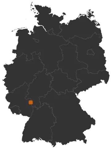 Weinolsheim auf der Kreiskarte