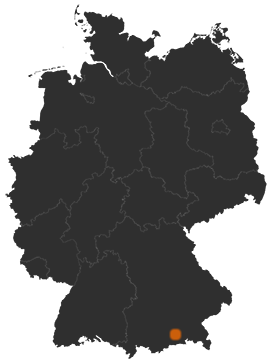 Deutschlandkarte: Wo ist Weyarn