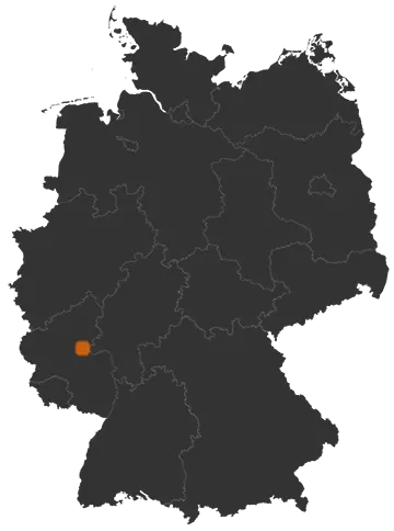 Deutschlandkarte: Wo ist Wiebelsheim