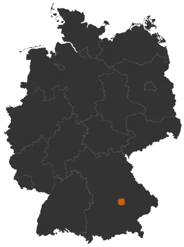 Wildenberg auf der Kreiskarte