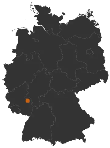 Deutschlandkarte: Wo ist Wolfsheim