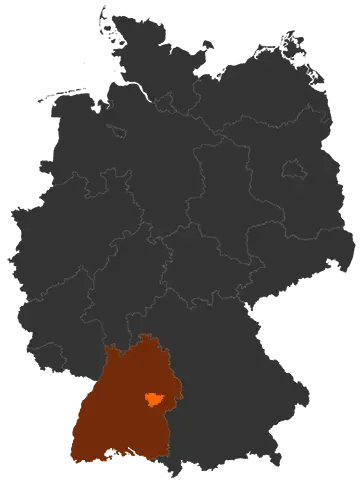 Landkreis Göppingen auf der Deutschland-Karte