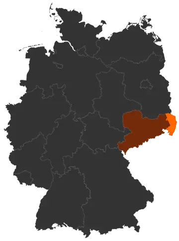 Landkreis Görlitz auf der Deutschland-Karte