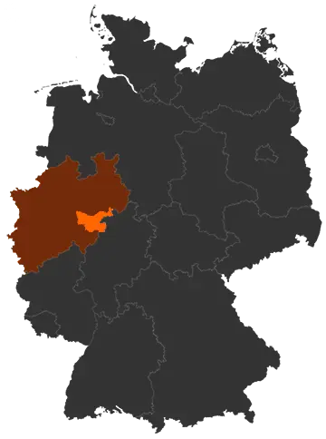 Hochsauerlandkreis auf der Deutschland-Karte