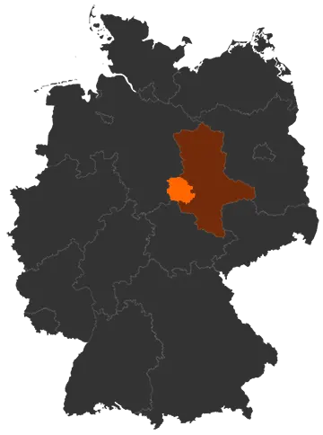 Landkreis Harz auf der Deutschland-Karte