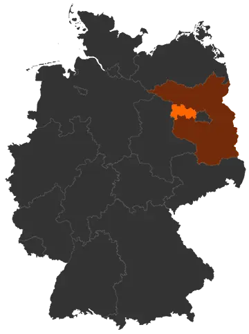 Landkreis Havelland auf der Deutschland-Karte