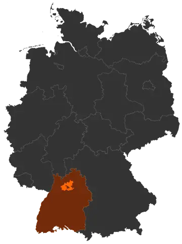 Landkreis Heilbronn auf der Deutschland-Karte